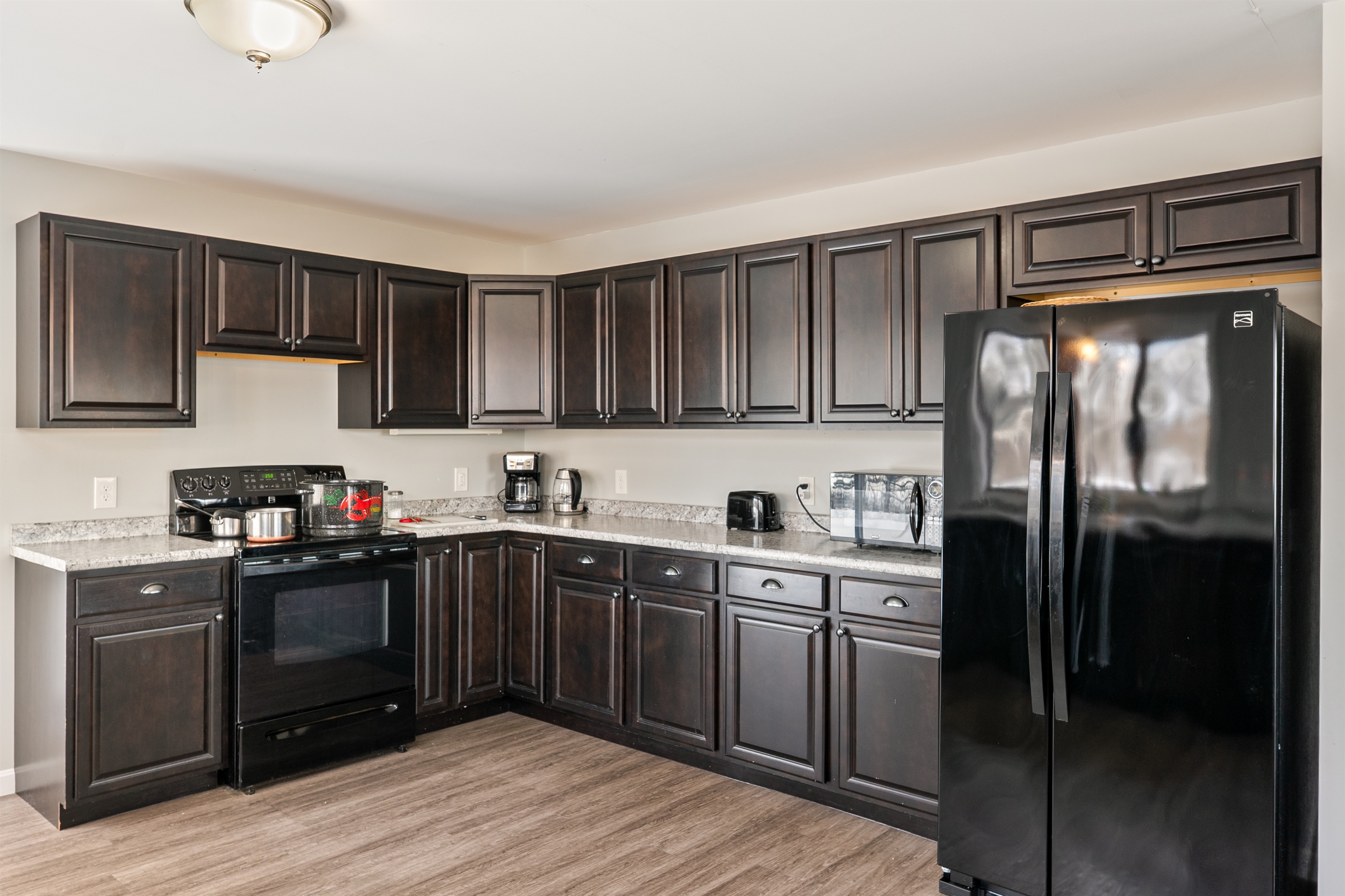 Kitchen - Side by Side Fridge - Drip Coffee Maker