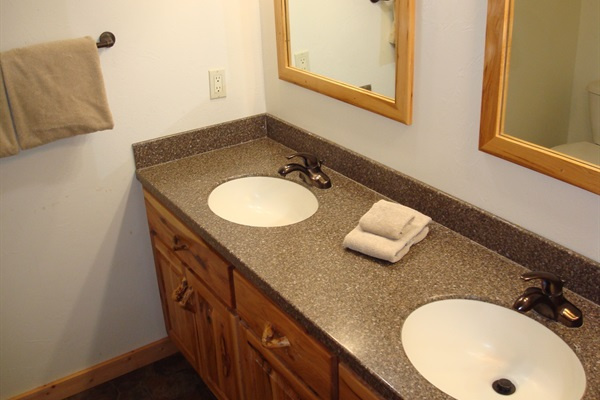 Bathroom #1 vanity