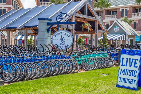 Easy access to Peddler's Pavillion, 1 mile away