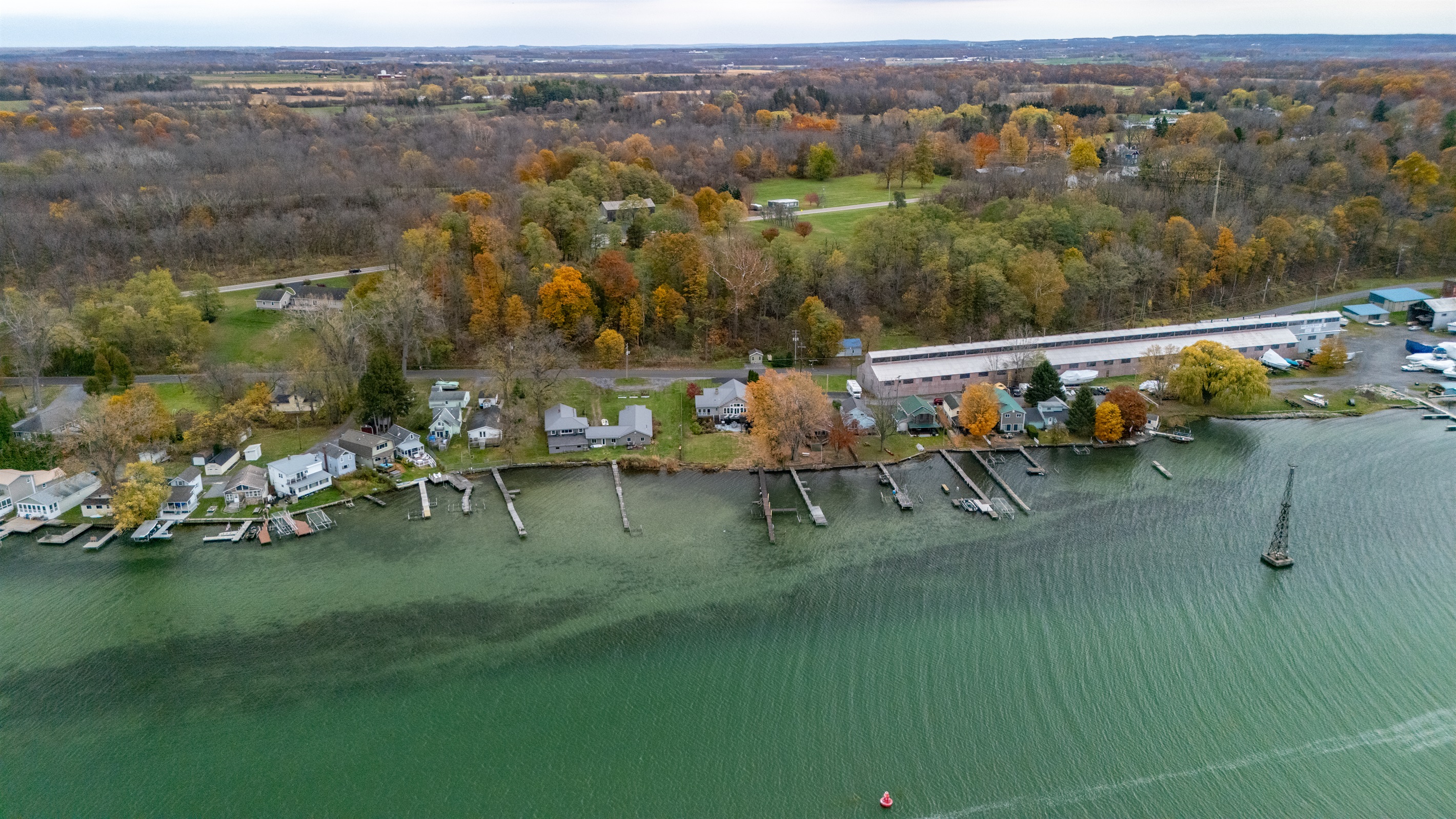 Arial view of the home and  surrounding area
