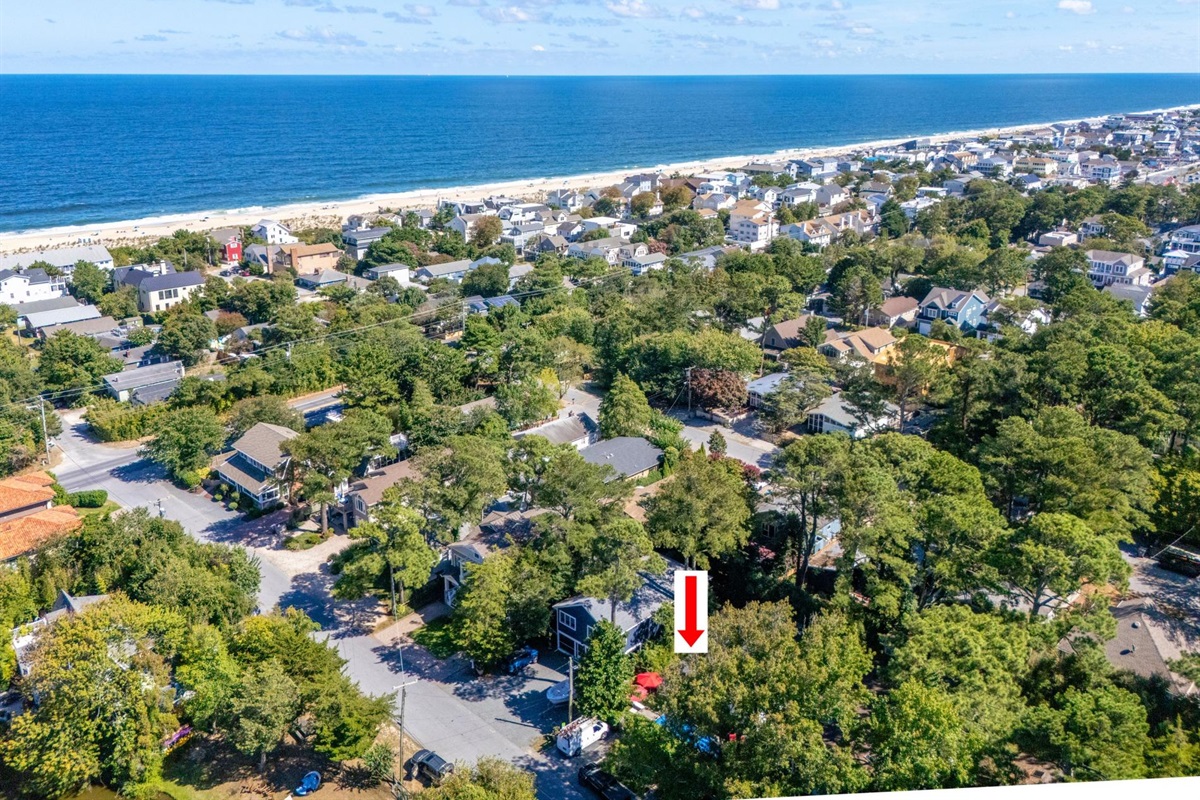 One block from beach