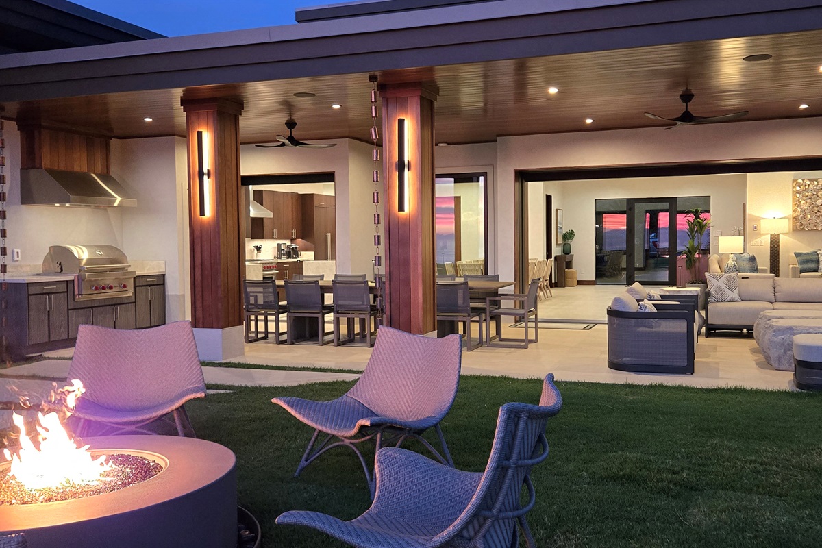 Lanai and Firepit