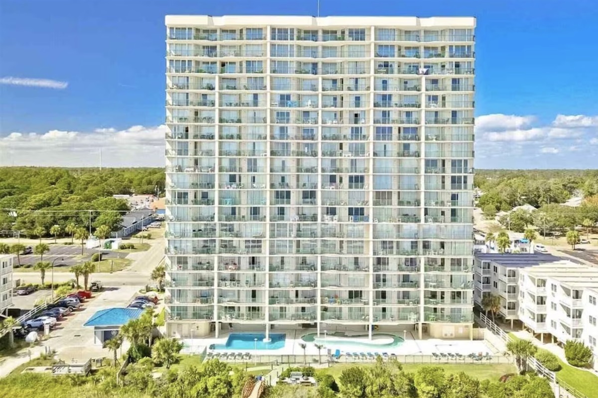 Looking at Windy Hill Dunes from the ocean.