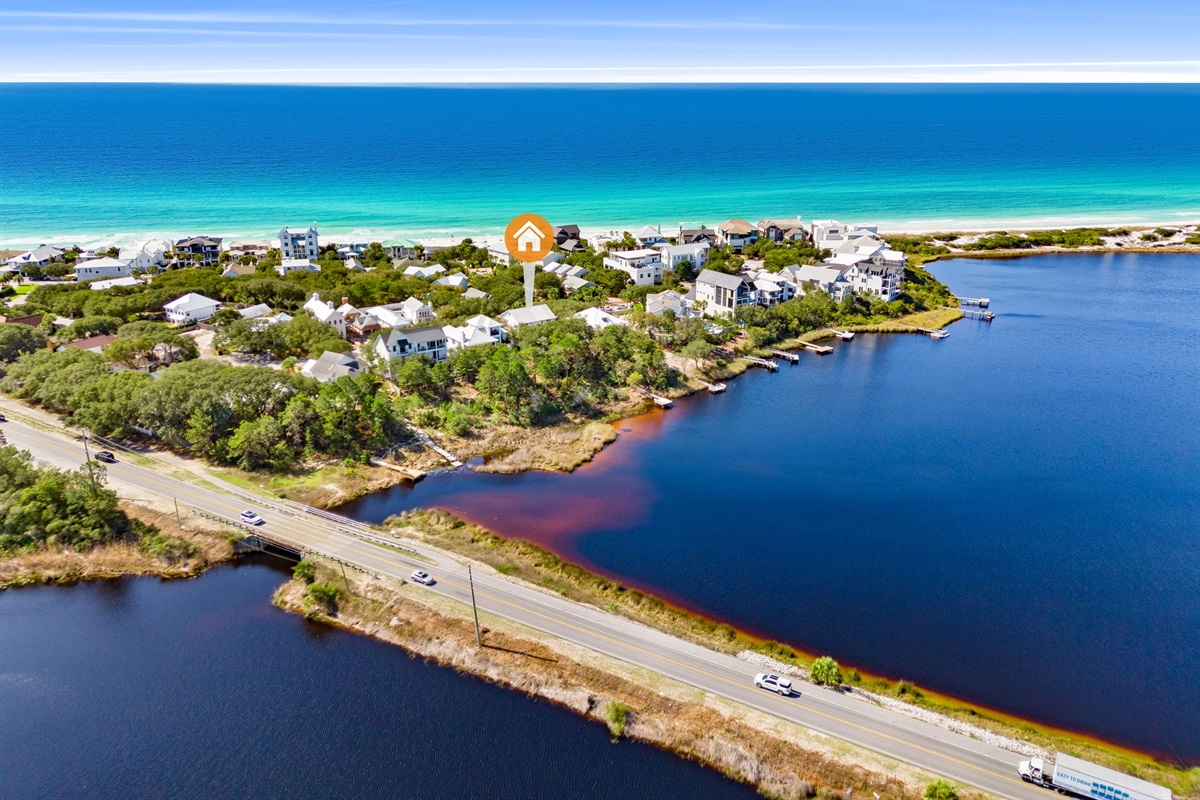 Best of both worlds; the gulf and the lake!