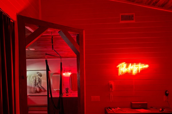 Behind the doors of the Spice Room, you will find an inviting space to relax and enjoy time with your favorite person. Think erotic and playful.