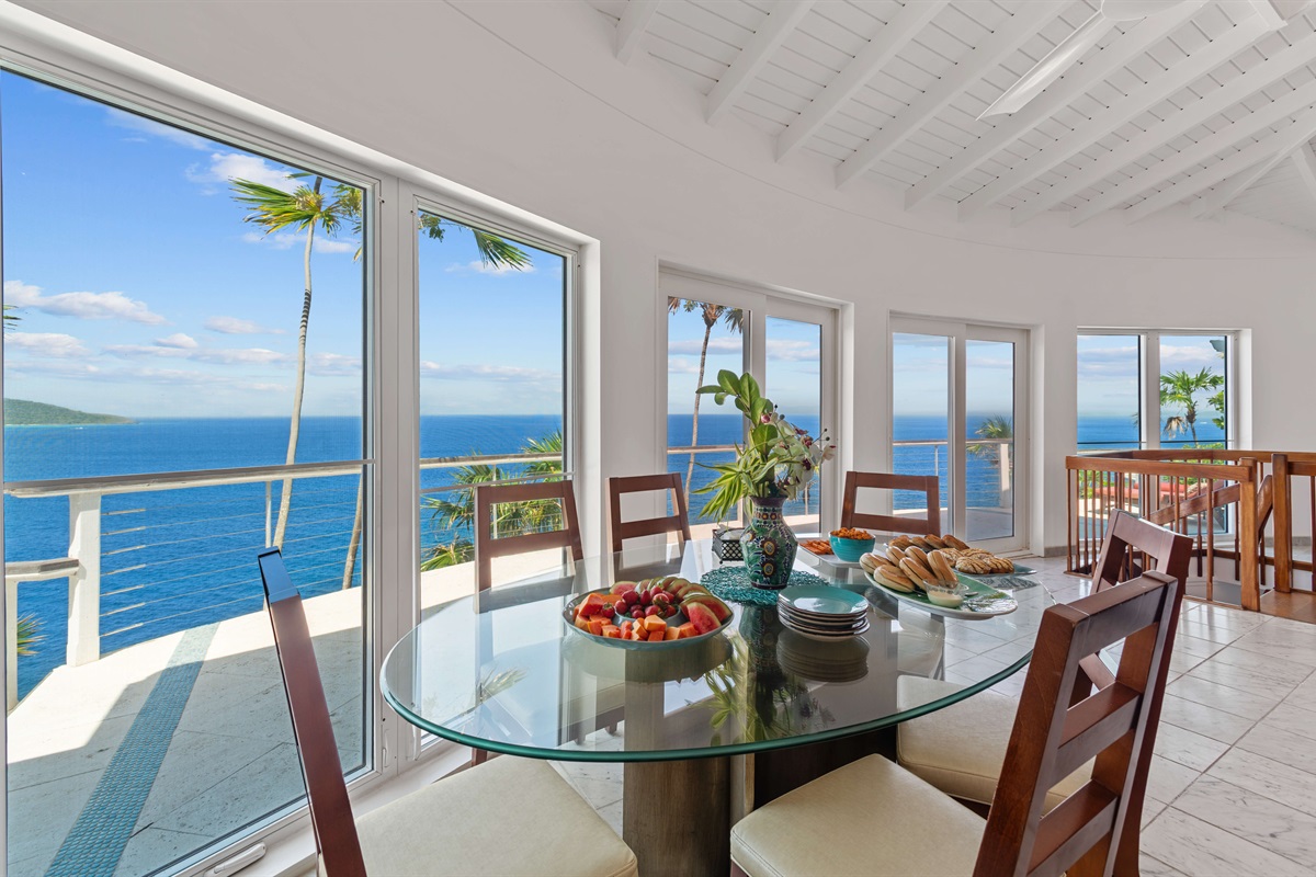 The views from the kitchen table are incredible!!
