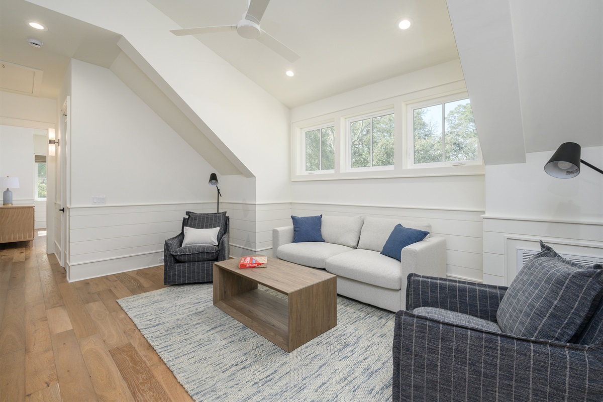 Upstairs den for