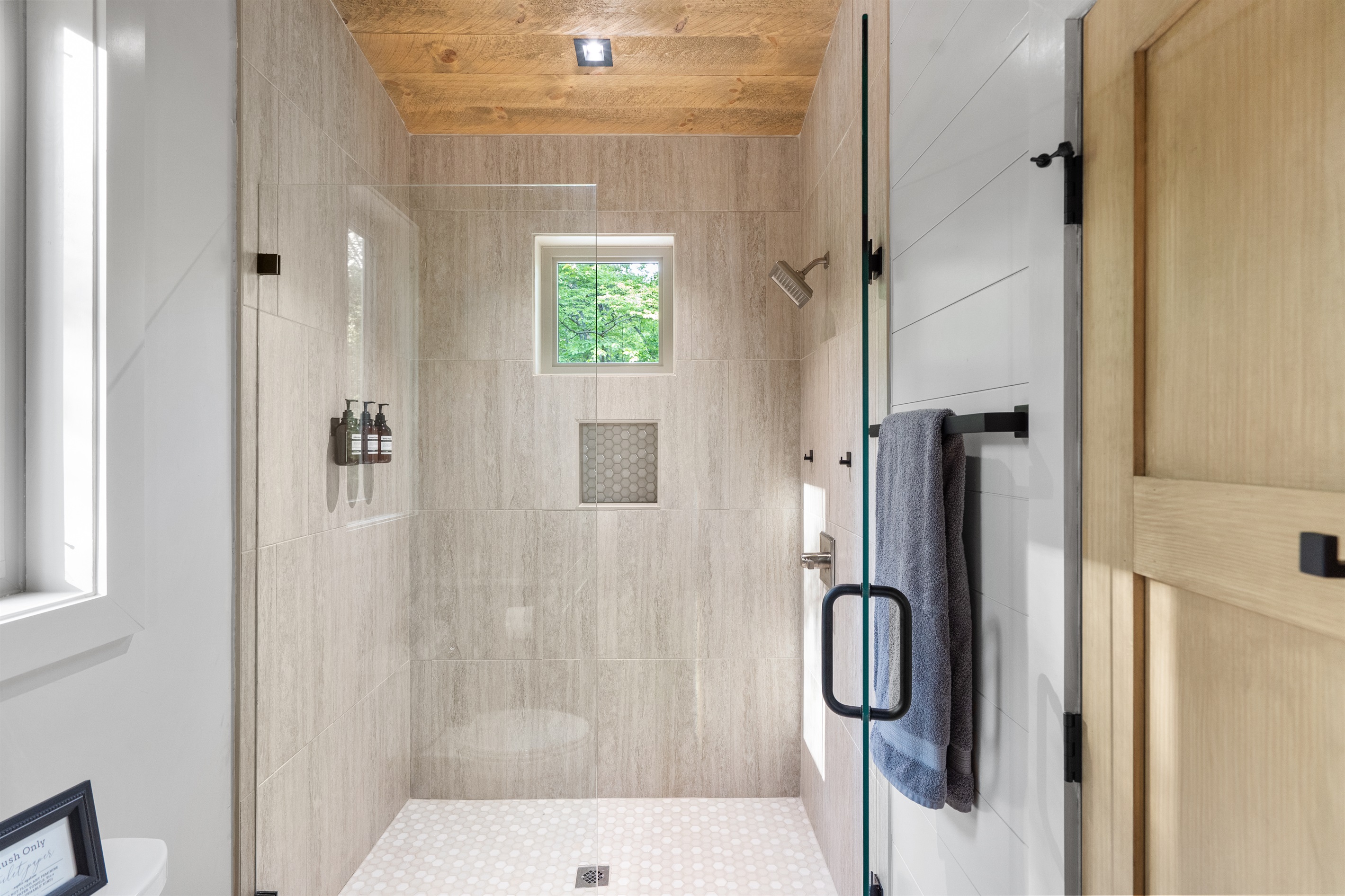 Bath #2 Custom shower Shampoo, Conditioner and Body Wash provided