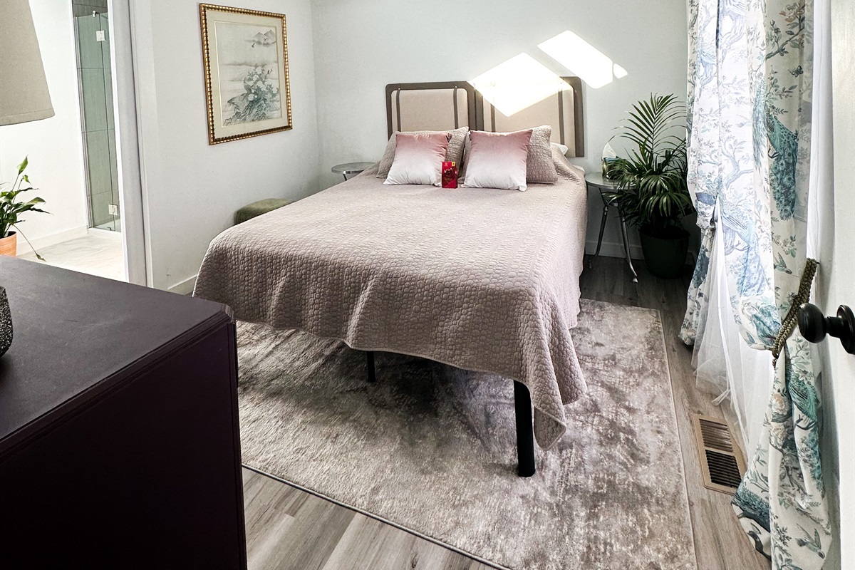 bedroom 2 has an amazing skylight, and a killer ensuite bathroom