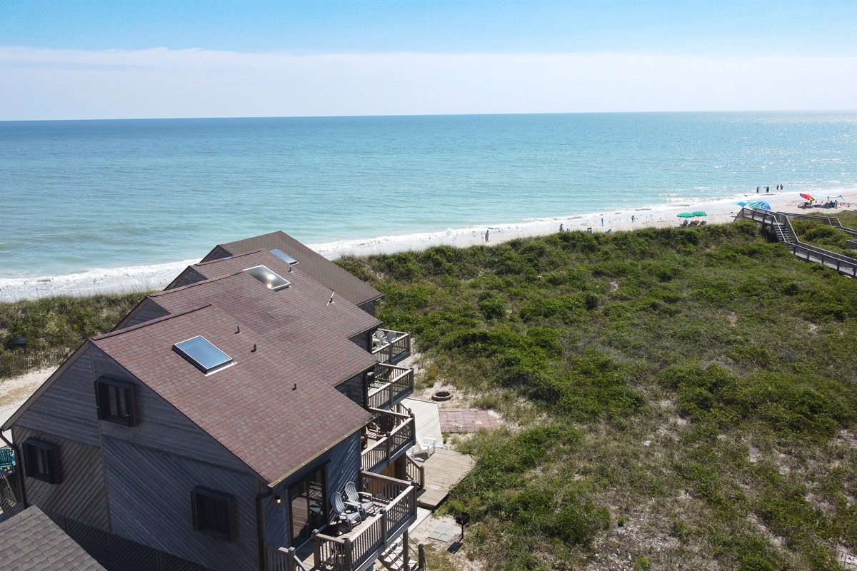 The beach is just 60 yards away!