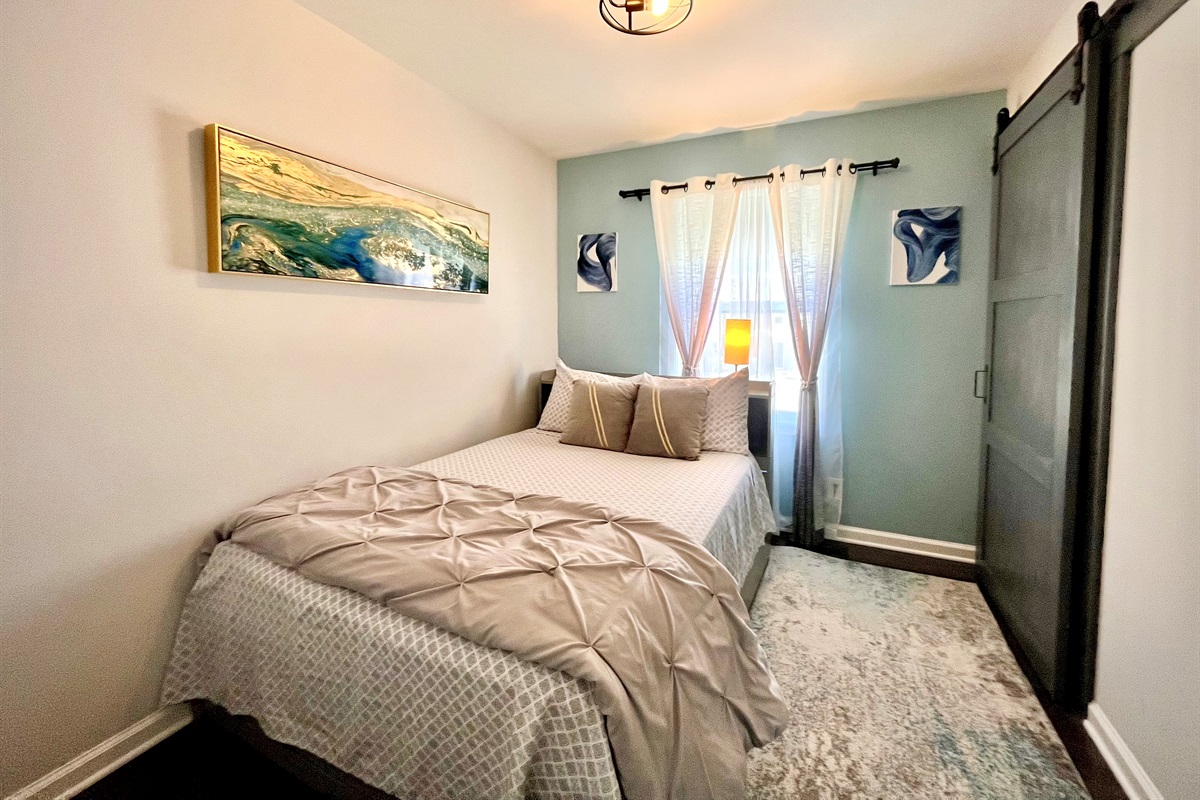 Beautiful bedroom with trundle bed