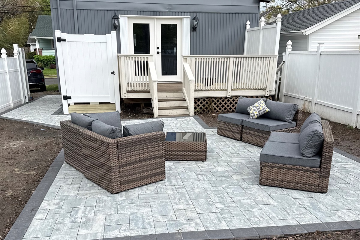 Landscaping still in progress 