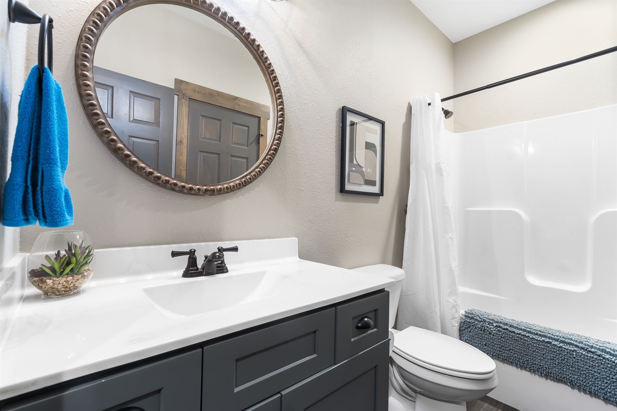 Main level, King ensuite bathroom #1