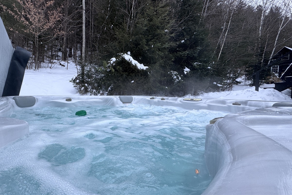 Hot Tub remains in use all year long!