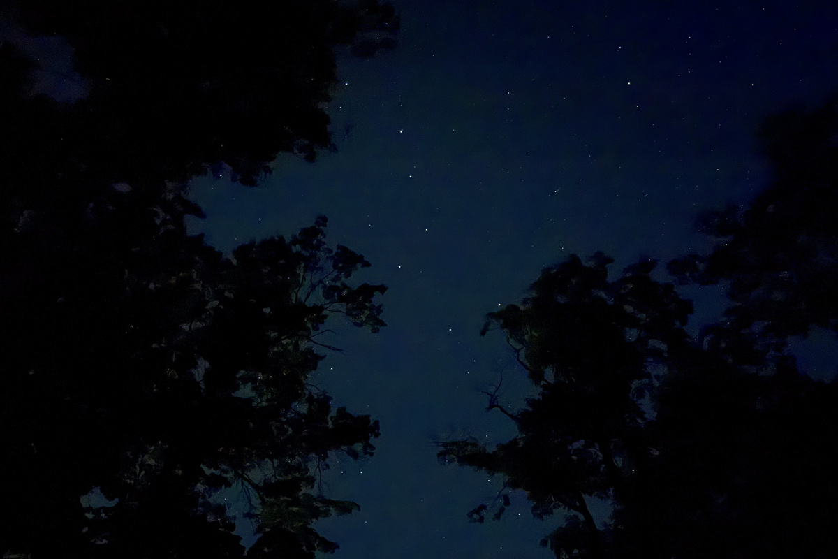 Stargazing is incredible here.  Check out the Big Dipper!