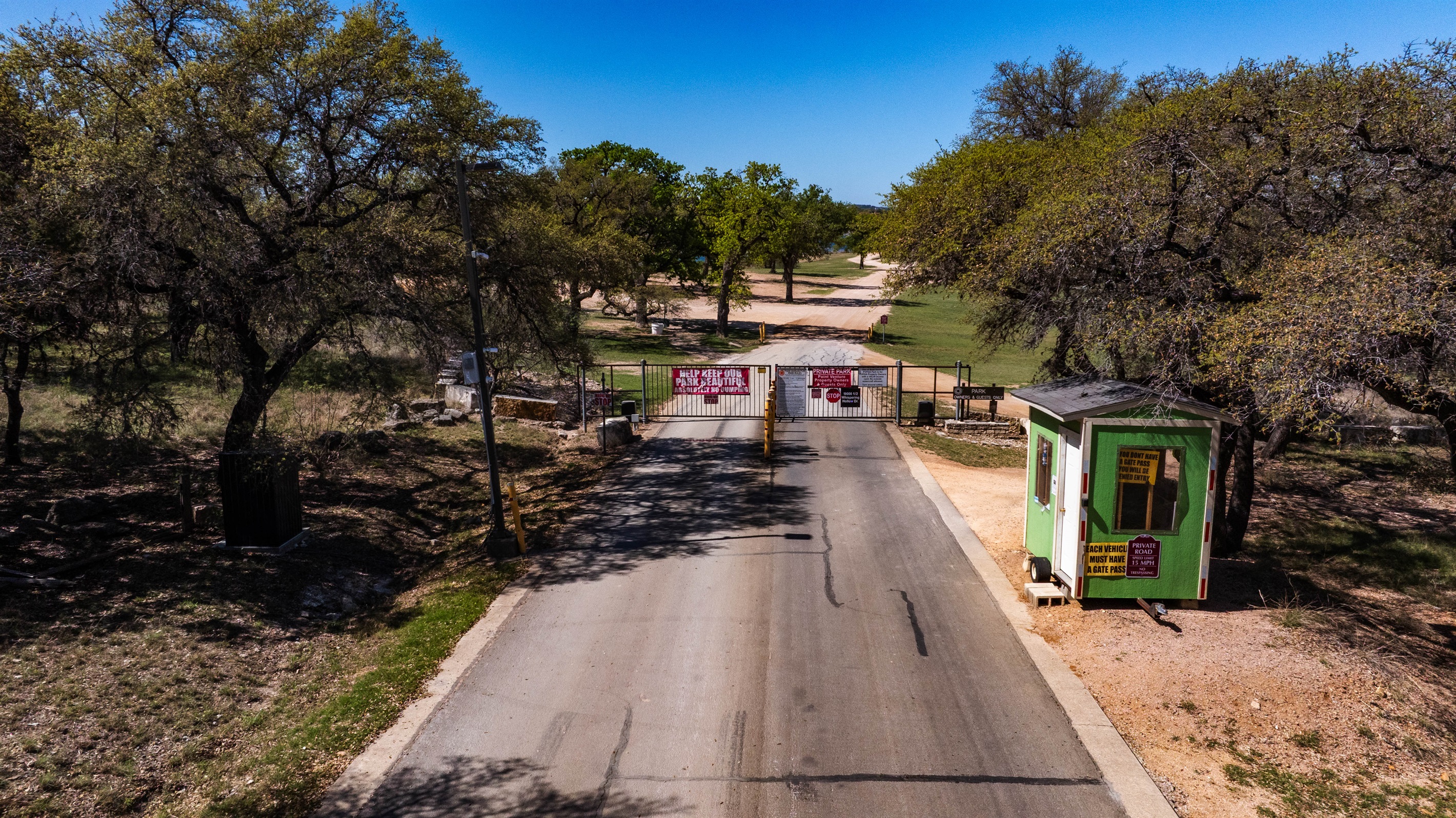 Entrance to Point Venture Park 