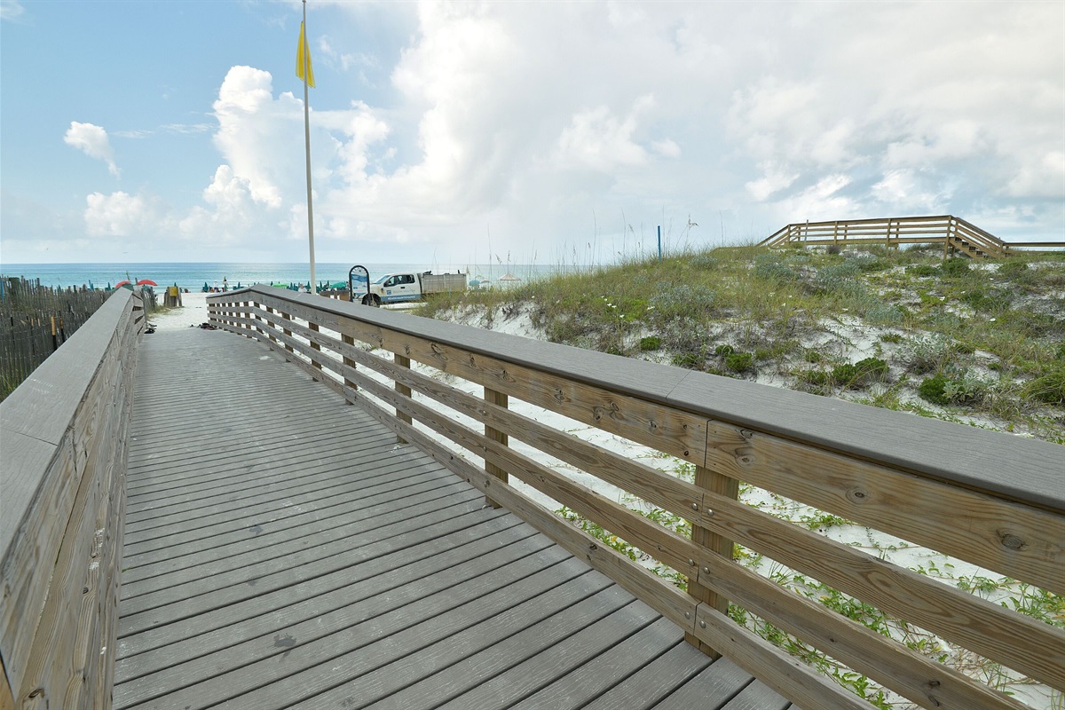 Boardwalk to the beach
