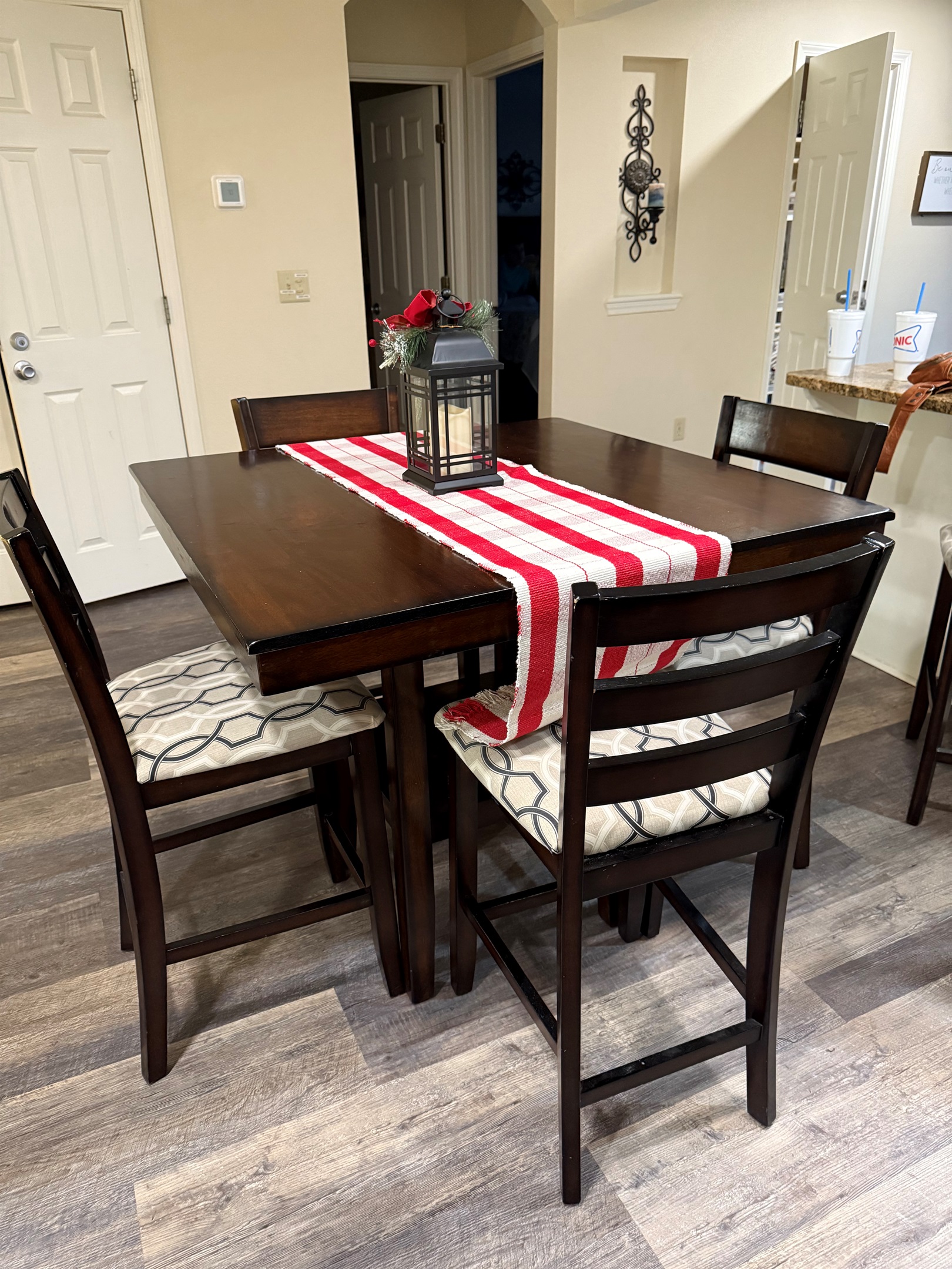 Board games, cards,  puzzles or a meal