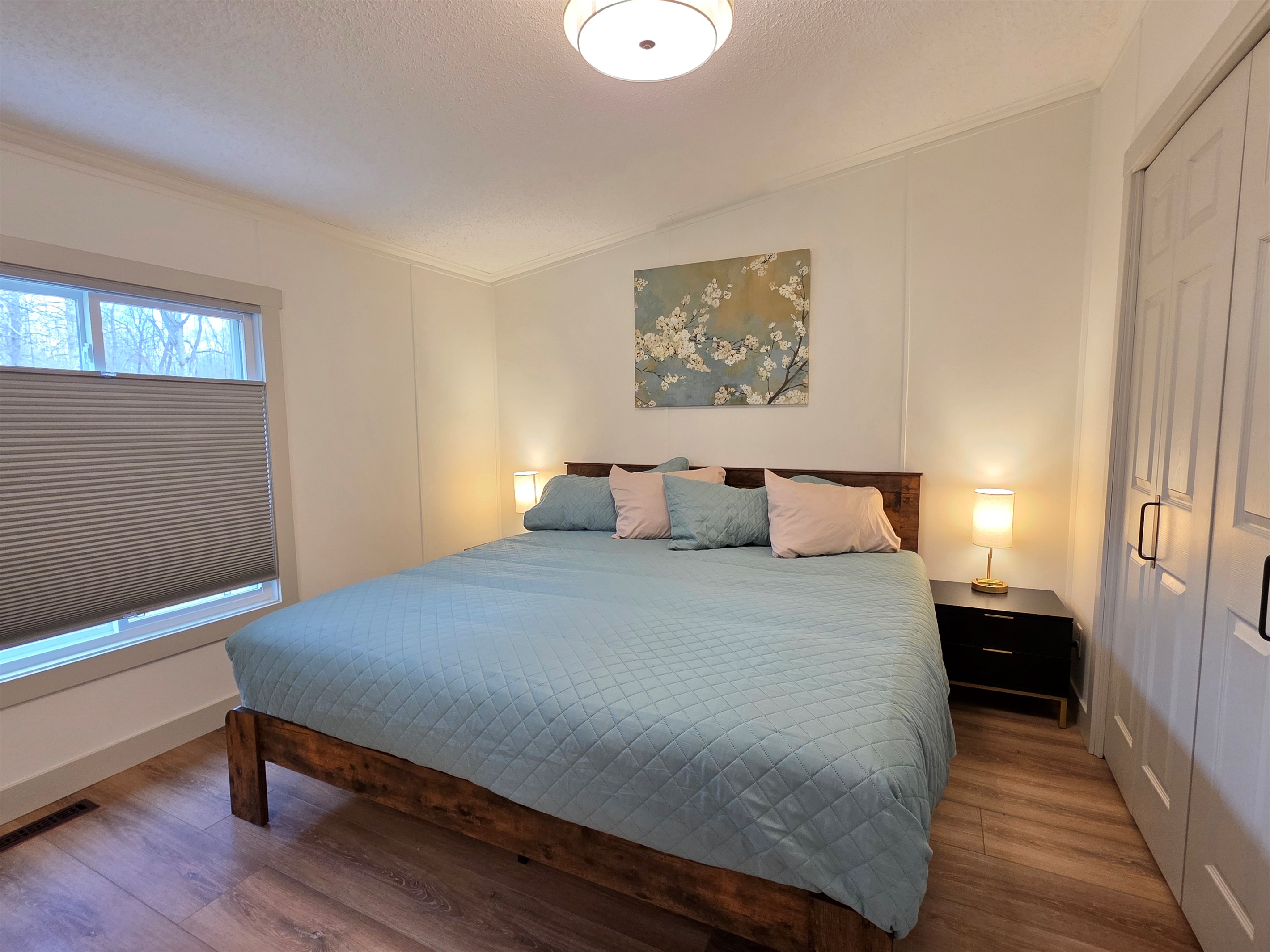 Ensuite Bedroom #1- King bed and ensuite bathroom 