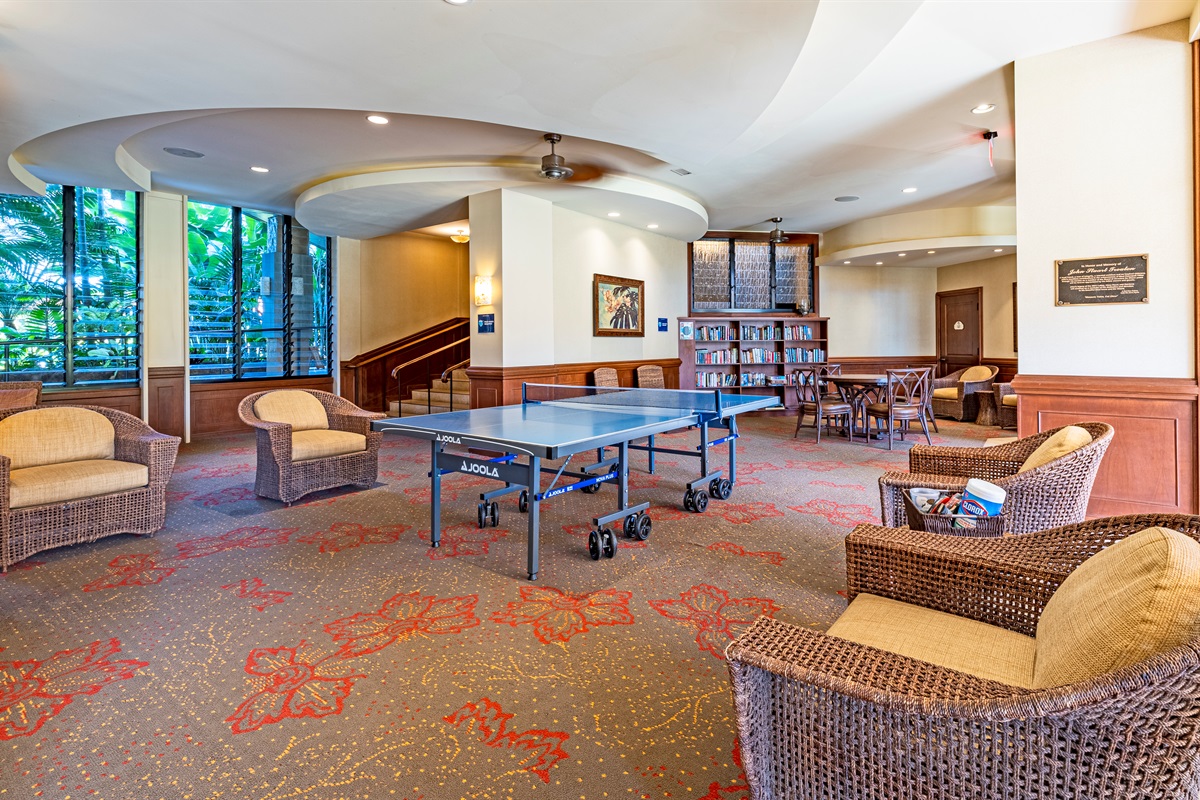 Table Tennis available in Lobby area