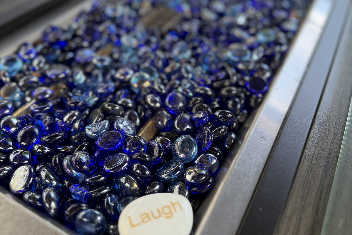 Relax by the fire table, and be sure to Laugh!