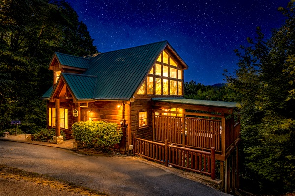 Sky View after dark - Stars in the Smokies