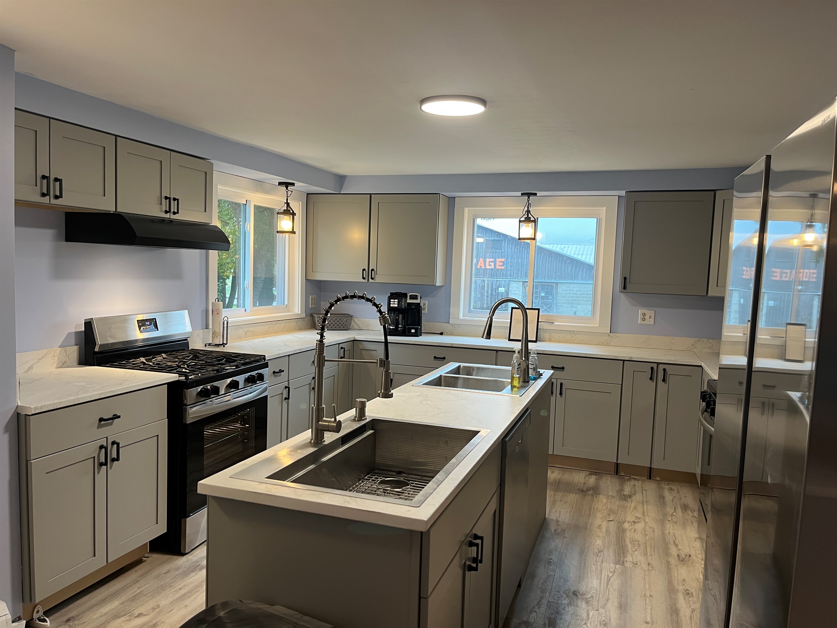 Renovated kitchen