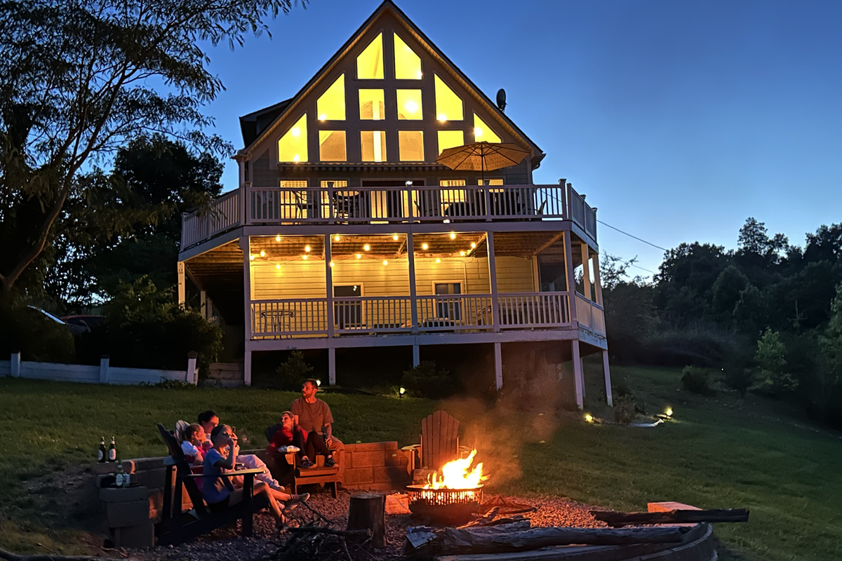 Night at the Firepit under the stars and watching the Lightening Bugs.