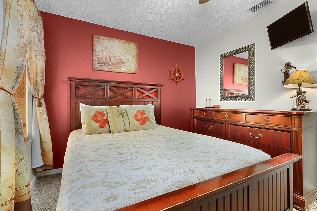 ALL bedrooms have TVs!