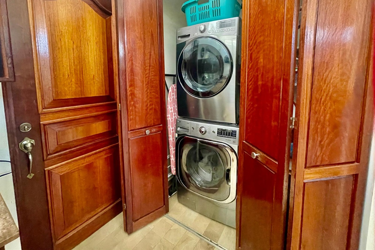 washer and dryer