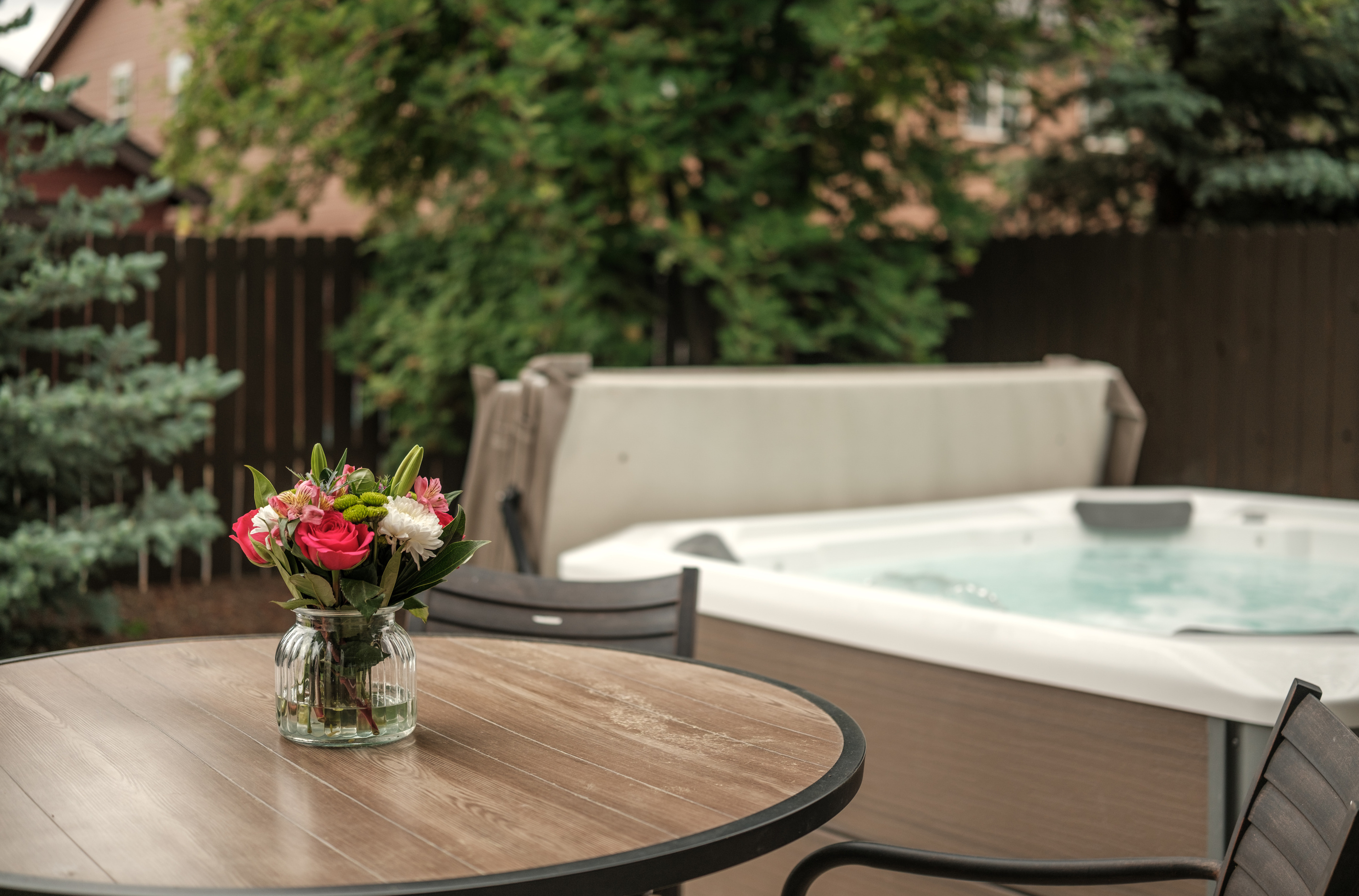 Not your average spa. This is a HOT SPRNGS LUXURY spa features powerful high-jet hydro massage for deep relaxation after a day of adventure, turning every day into a dreamy escape