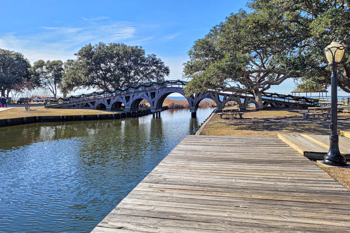 Historic Corolla Park bridge