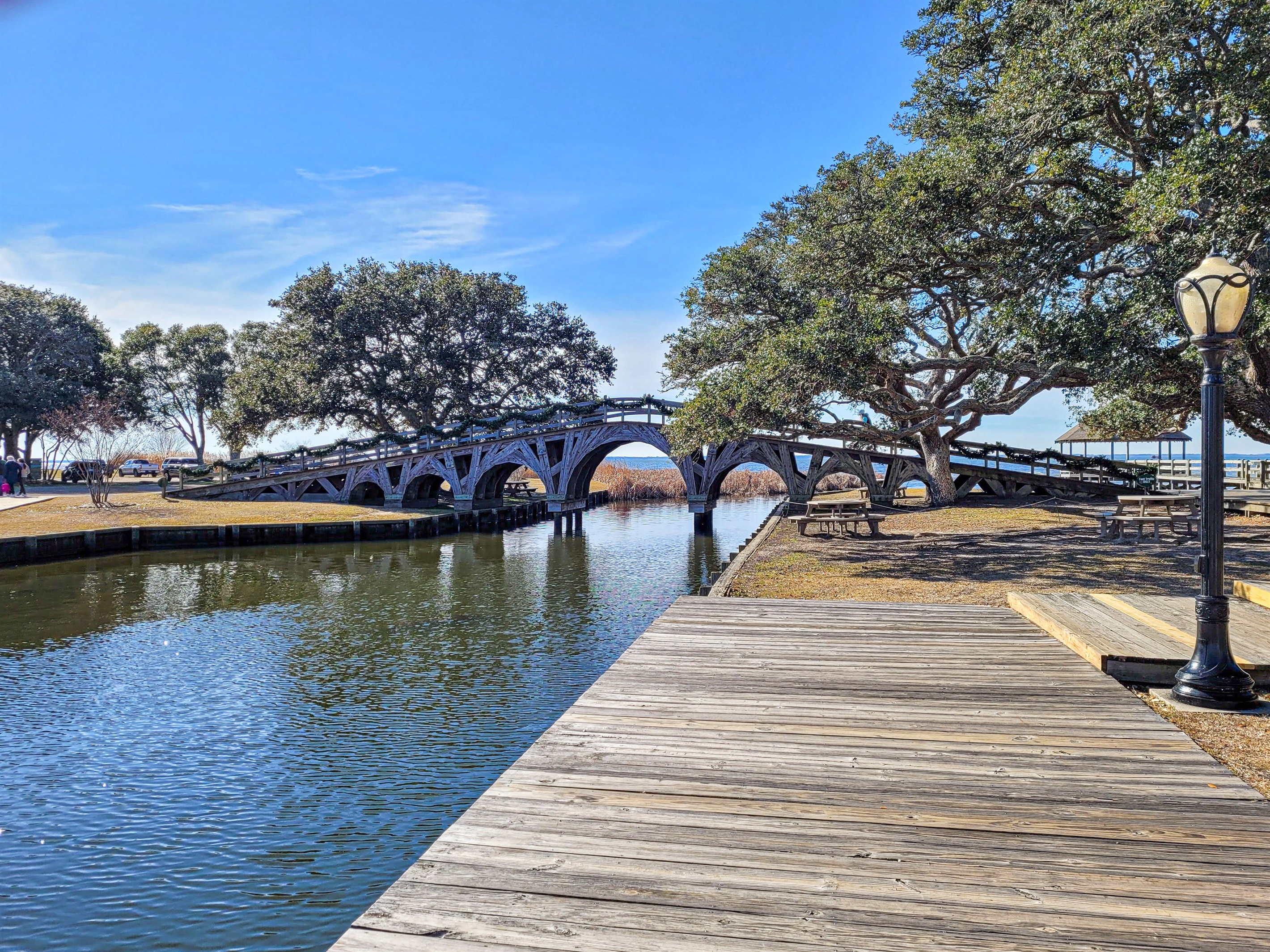Historic Corolla Park bridge