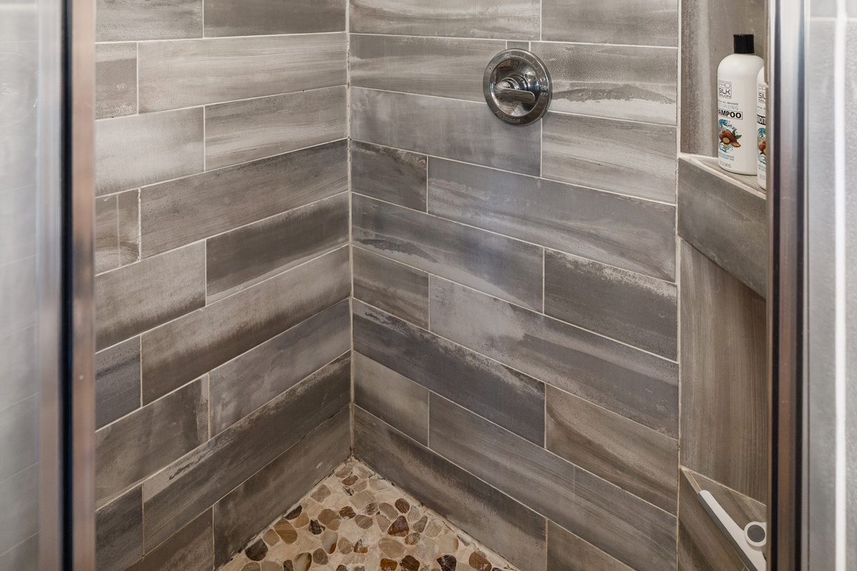 Tile shower
