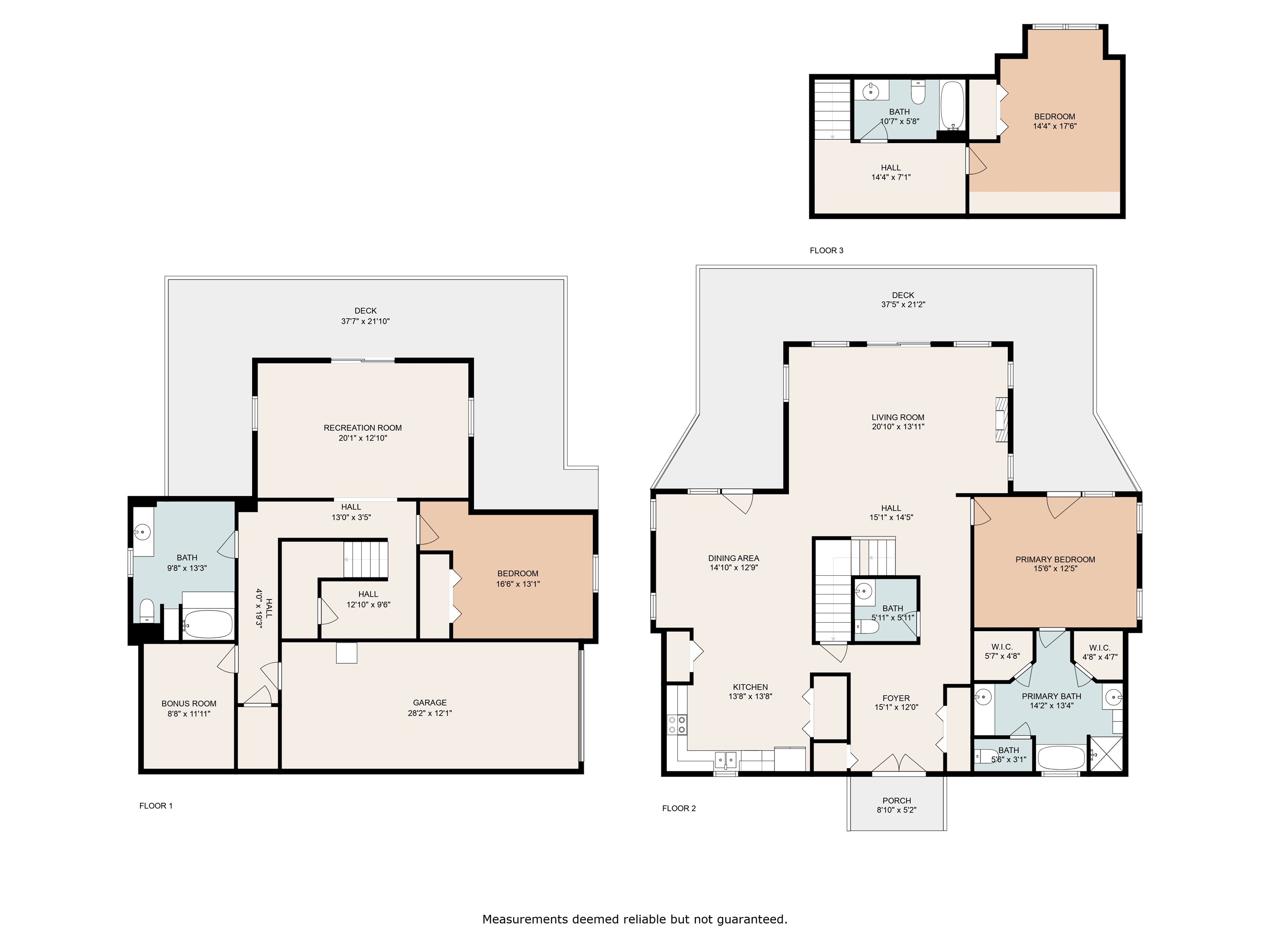 Spacious floor plan of Timber Ridge Retreat! Space for large groups to gather and privacy with three different levels!