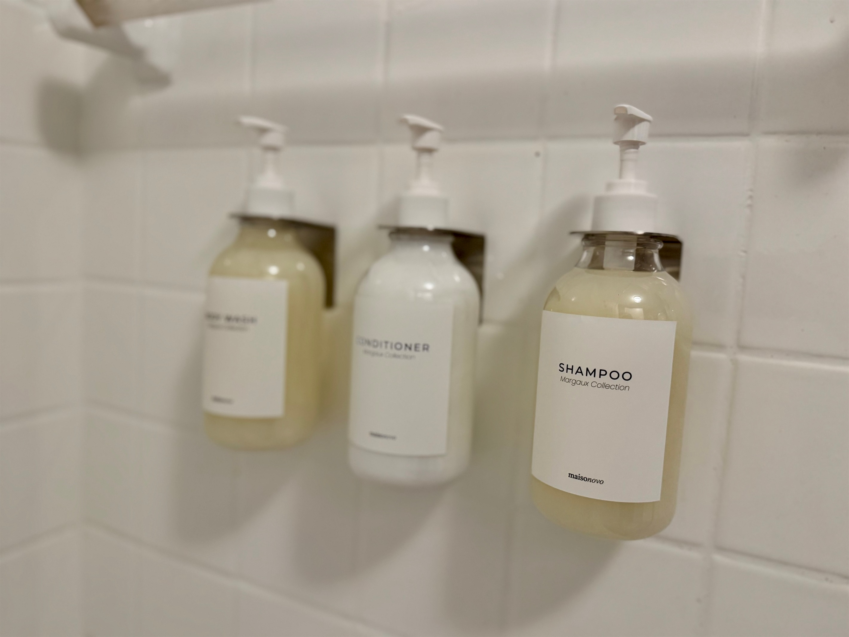 Spa-style amenities in every bath — little luxuries that count.