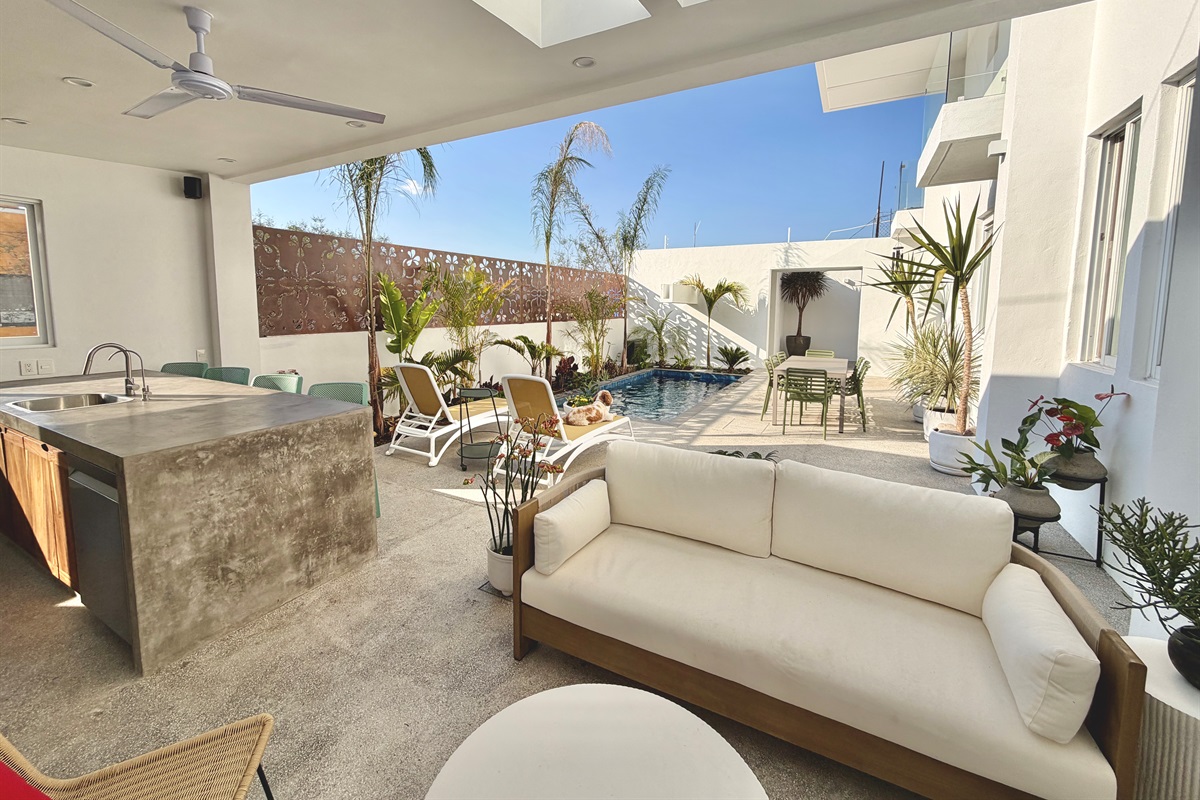 View from Outdoor Living Room