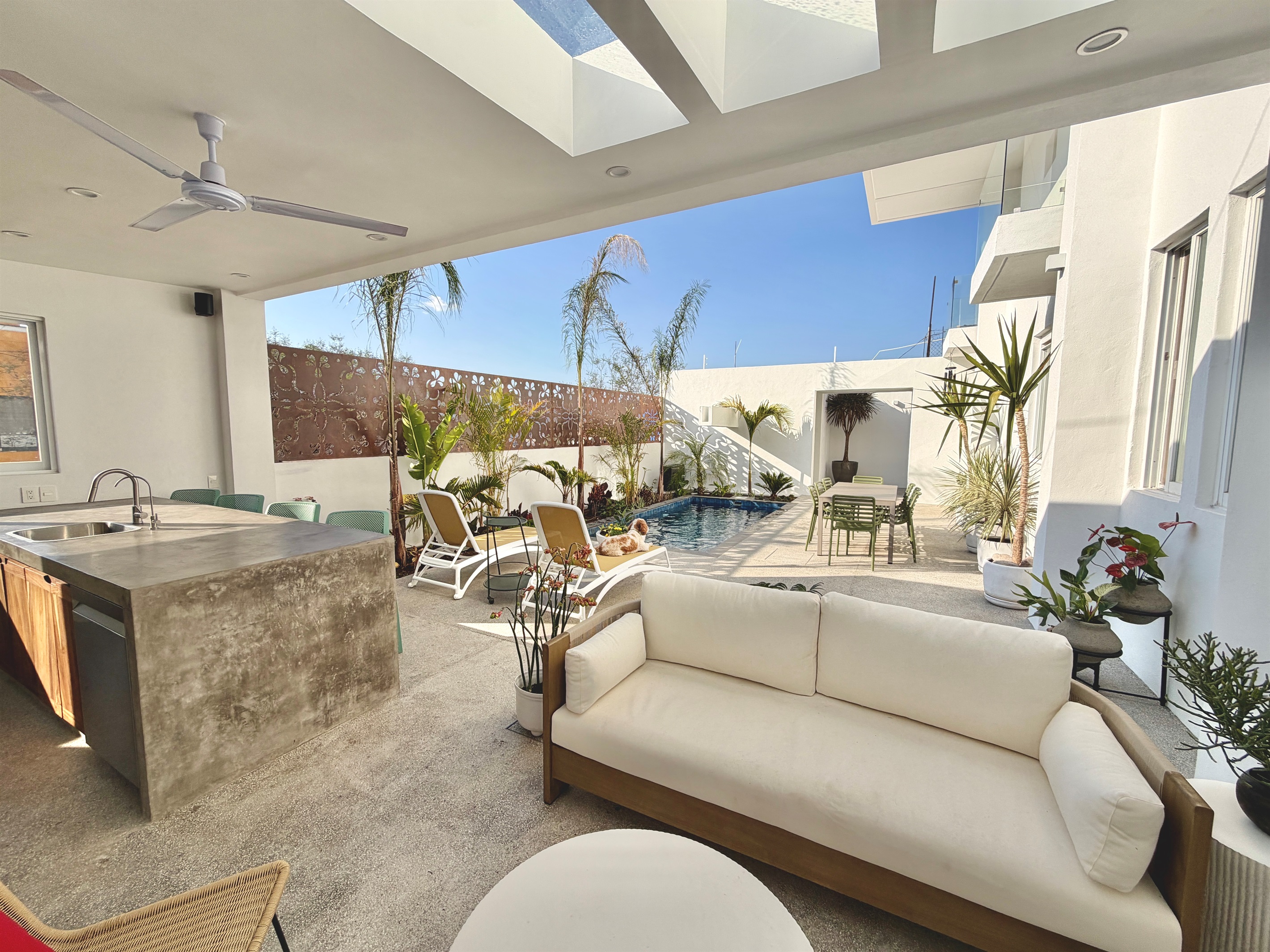 View from Outdoor Living Room