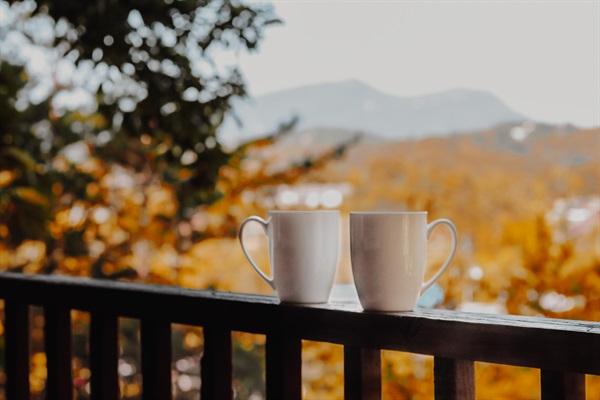 Coffee with a view