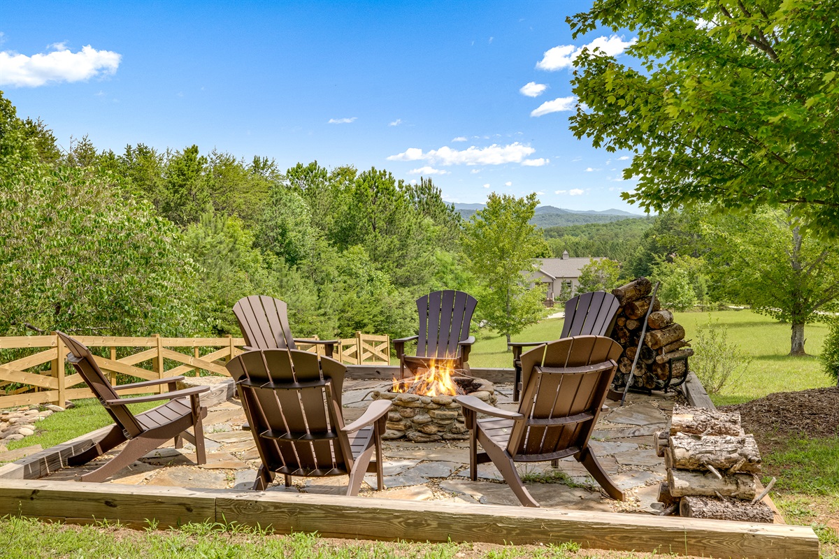 Wood burning fire pit