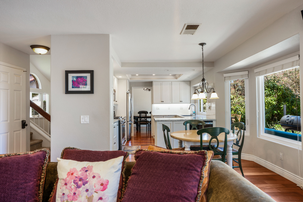 Family Room is a Comfortable Gathering Place 