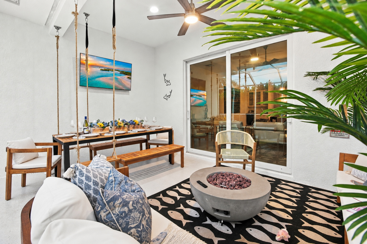 Indoor comfort meets resort living. Step straight into your private pool lanai.