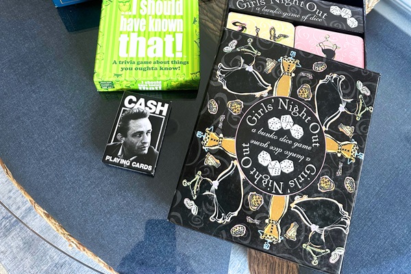 We've equipped the Nashville Scene Suite with some fun games for a night in!