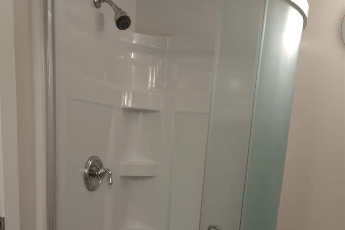 Brand new shower