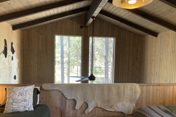 In the loft.