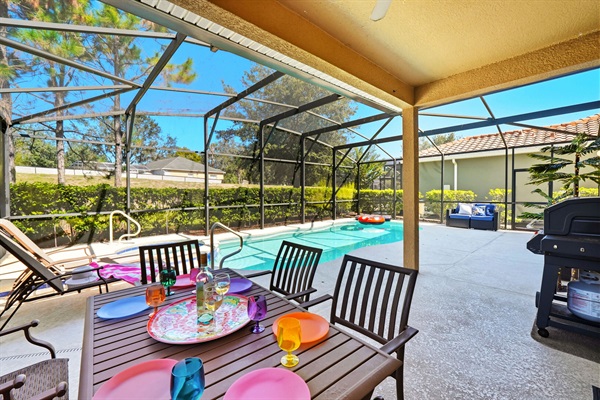 Private Pool & Spa. Your Own perfect oasis for pool days and Florida sunsets