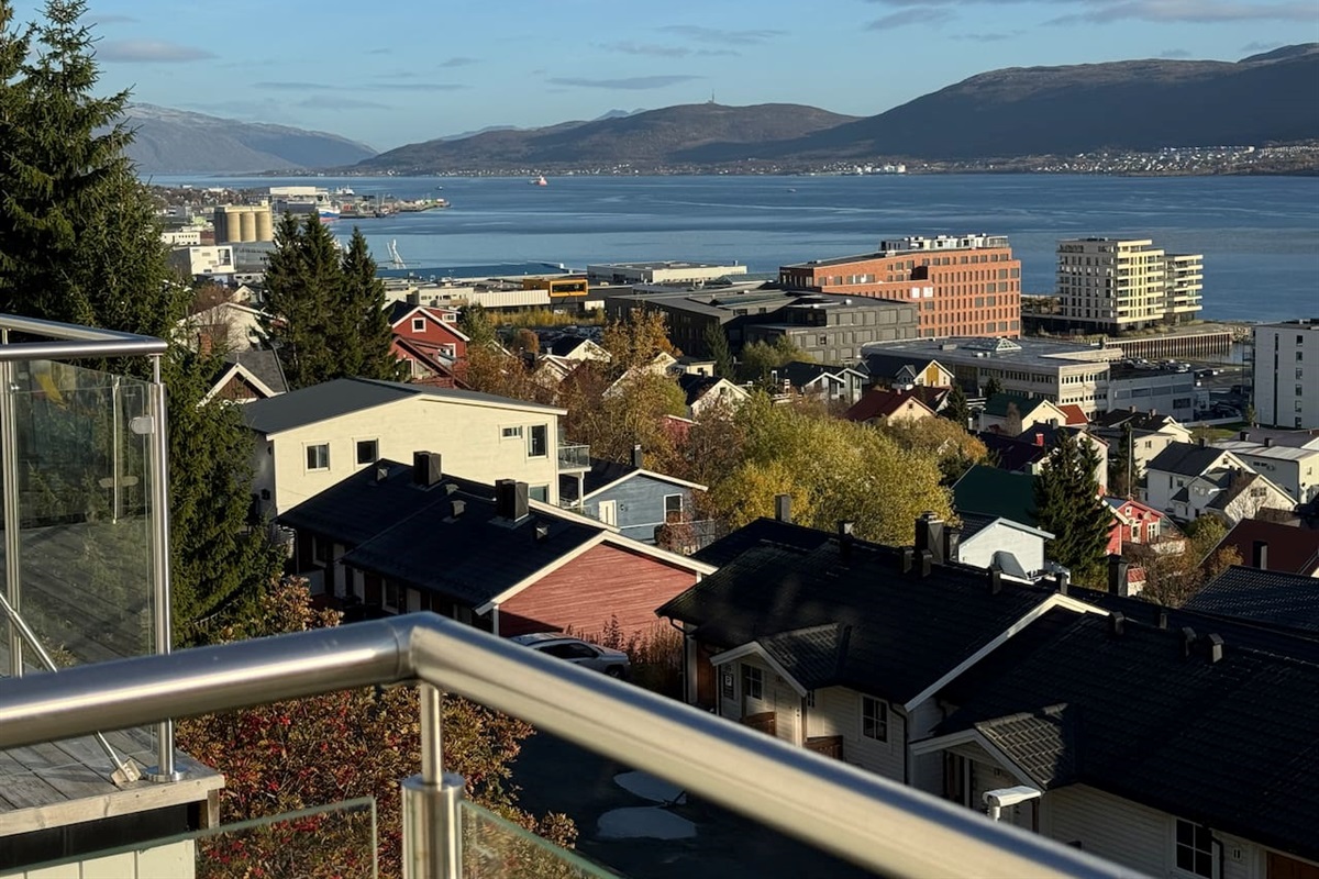 Amazing view over the ocean in Tromsø