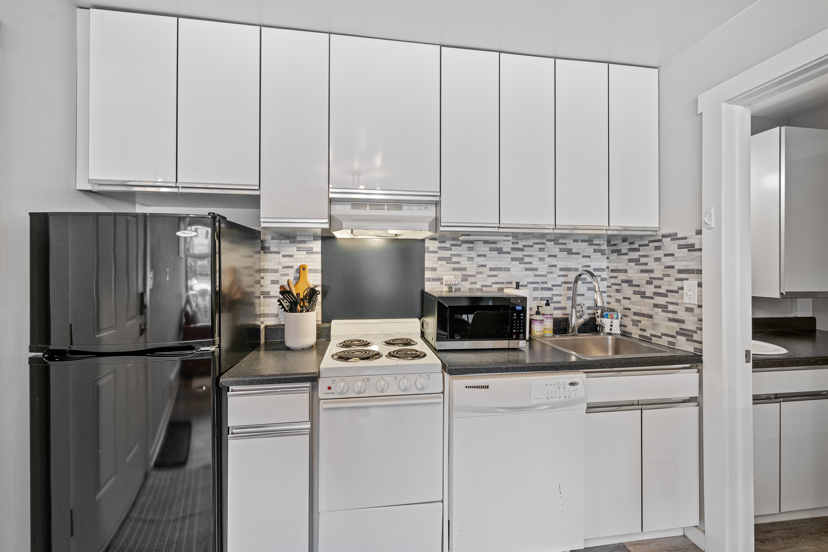 Enjoy a fully-stocked kitchen