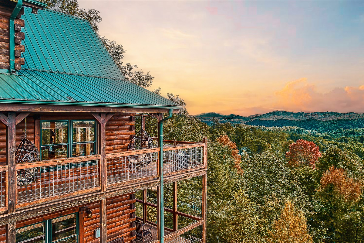 Welcome to your dream Smoky mountain escape! Enjoy luxe amenities, spacious decks and incredible hot tub views from a private and peaceful log cabin.