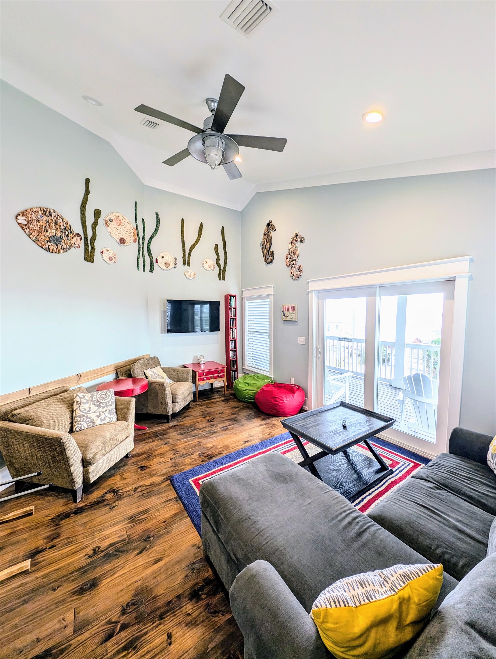 The 3rd floor Rec room offers additional space for lounging, movies and game time.